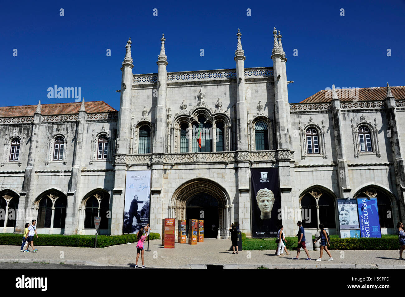 Musée national d'archéologie, Monastère des Hiéronymites, Monastère des Hiéronymites, Belém, Lisbonne, Lisbonne, Portugal Banque D'Images