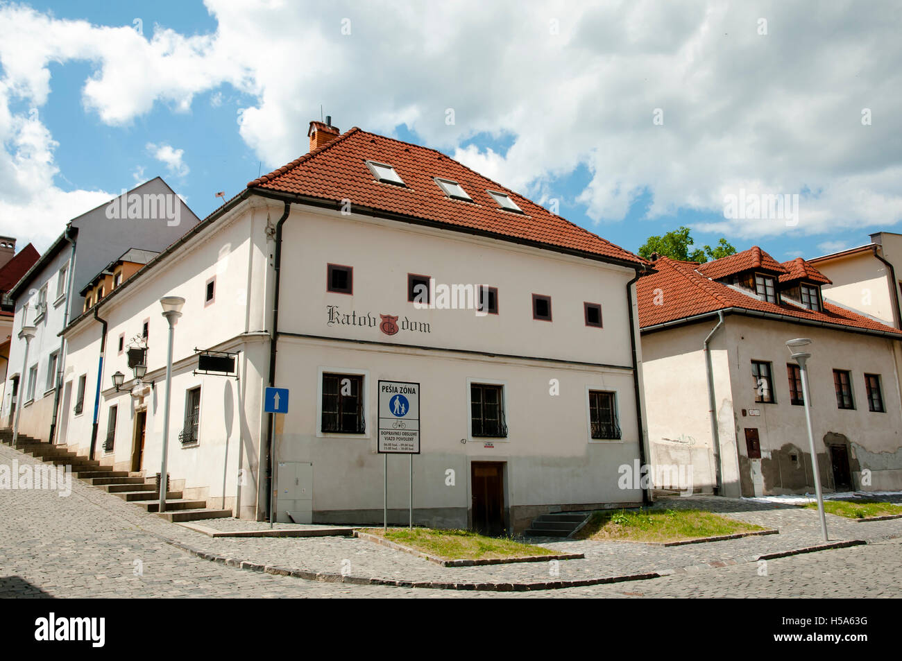 Ancienne maison du bourreau - Bardejov - Slovaquie Banque D'Images