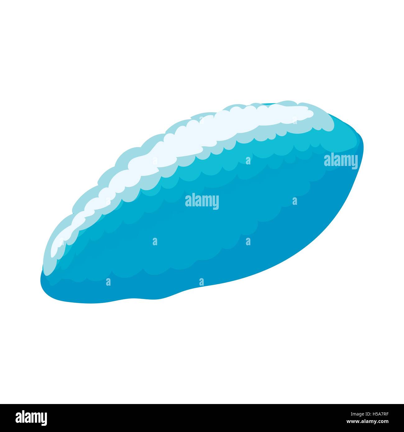 Icône d’onde de l’eau Illustration de Vecteur