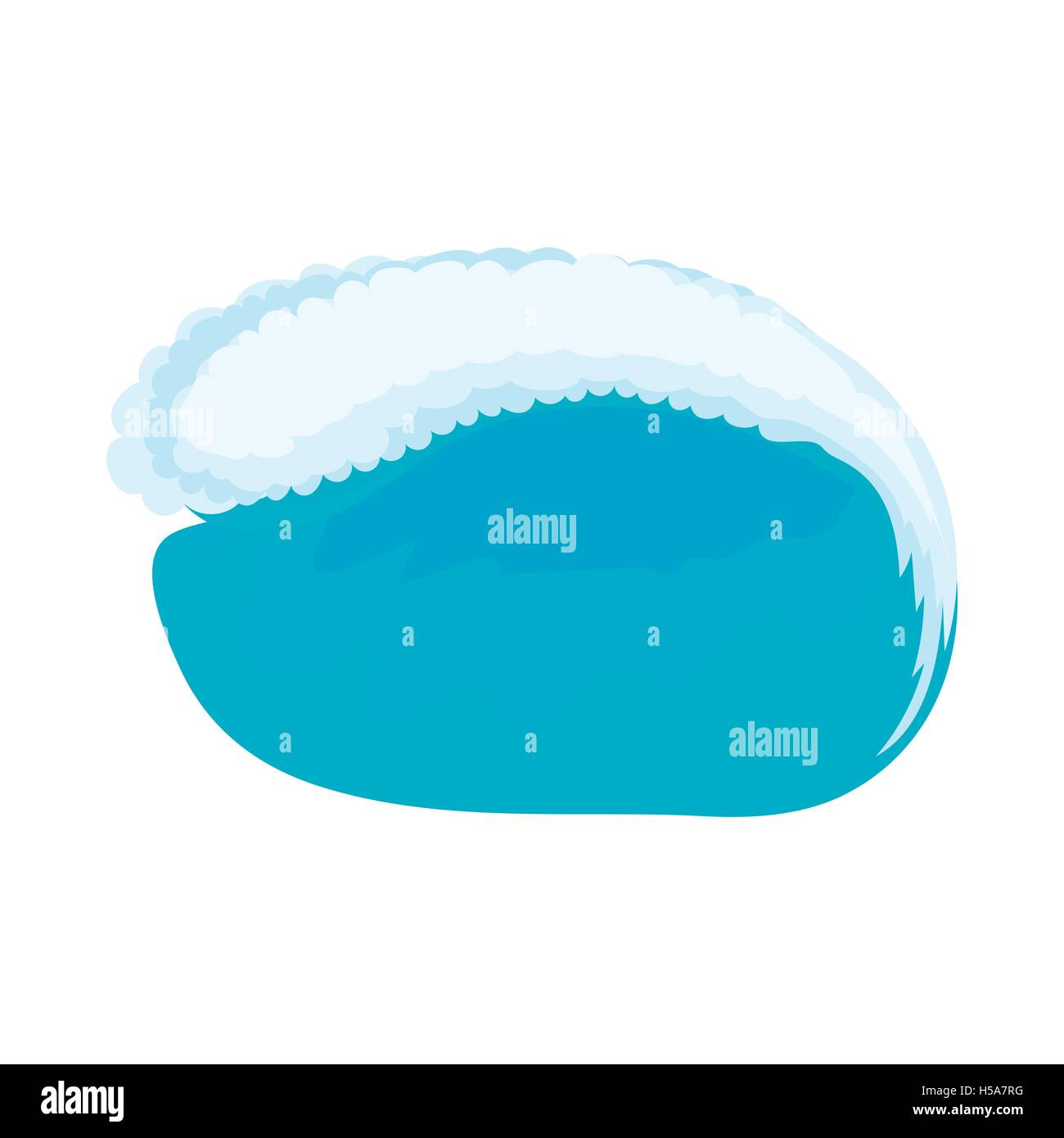 Icône d’onde de l’eau Illustration de Vecteur