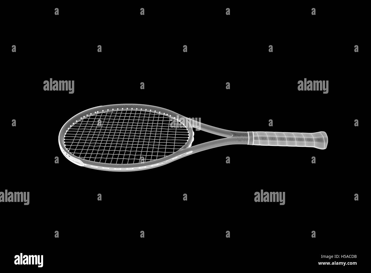 Raquette de Tennis en cuir style fil de fer. Rendu 3D de Nice Photo Stock -  Alamy