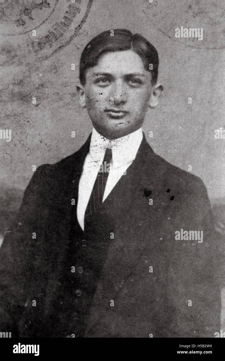 Student identity card photo de Joseph Roth Banque D'Images