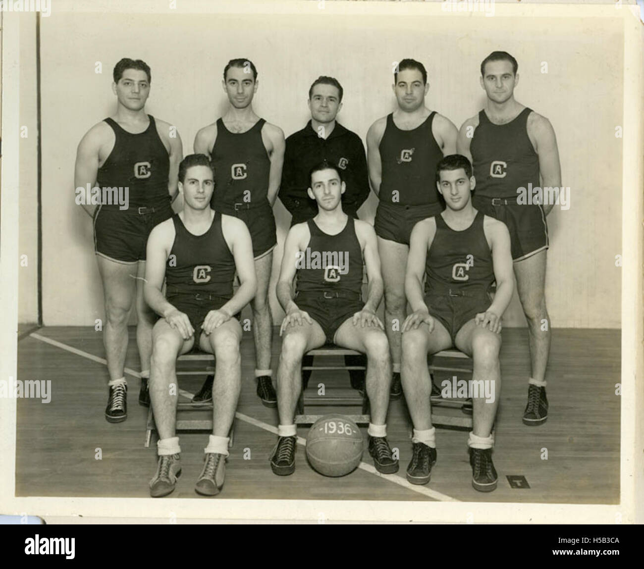 City Athletic Club, l'équipe de basket-ball Banque D'Images