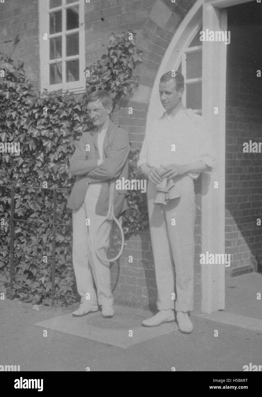 Une photographie de William Beveridge au Balliol College, Oxford, prise en 1905. Beveridge était un réformateur social et économiste britannique influent, et l'image le capture pendant ses années académiques. Banque D'Images