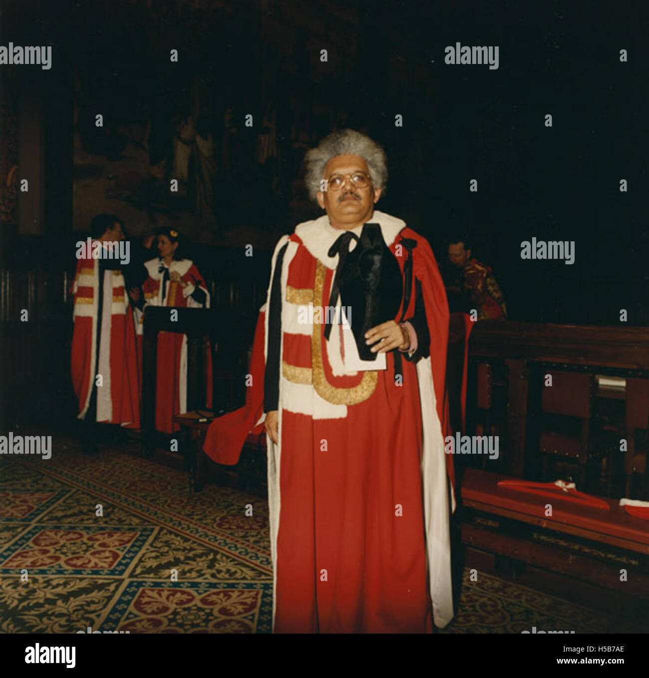 Le professeur Seigneur Meghnad Desai , 1991 Banque D'Images