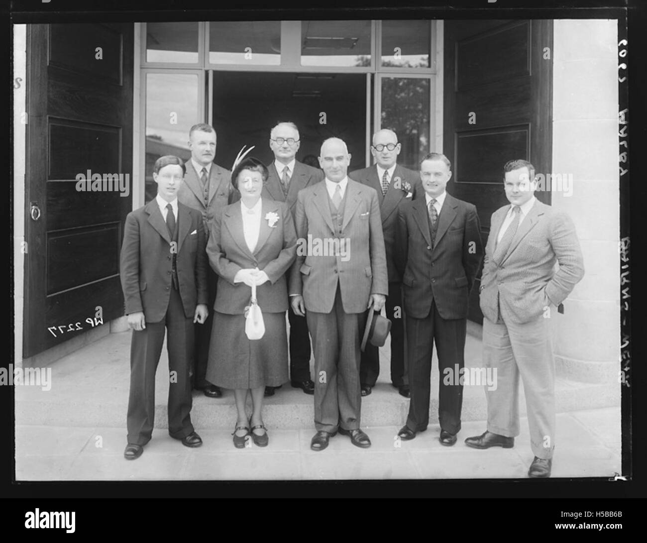 Le personnel de l'usure Bairns Banque D'Images