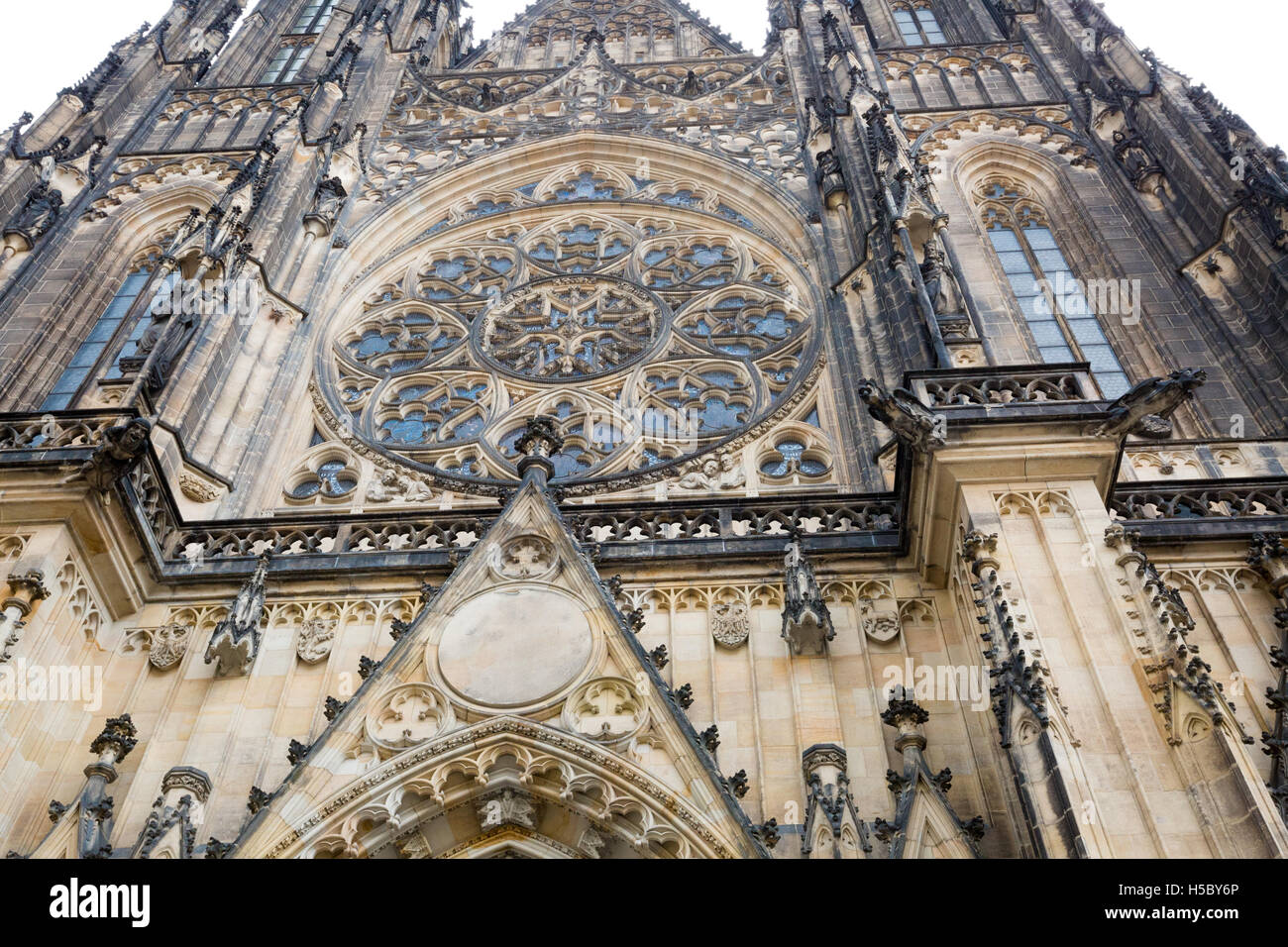 Dans la cathédrale de Prague, République tchèque. Banque D'Images
