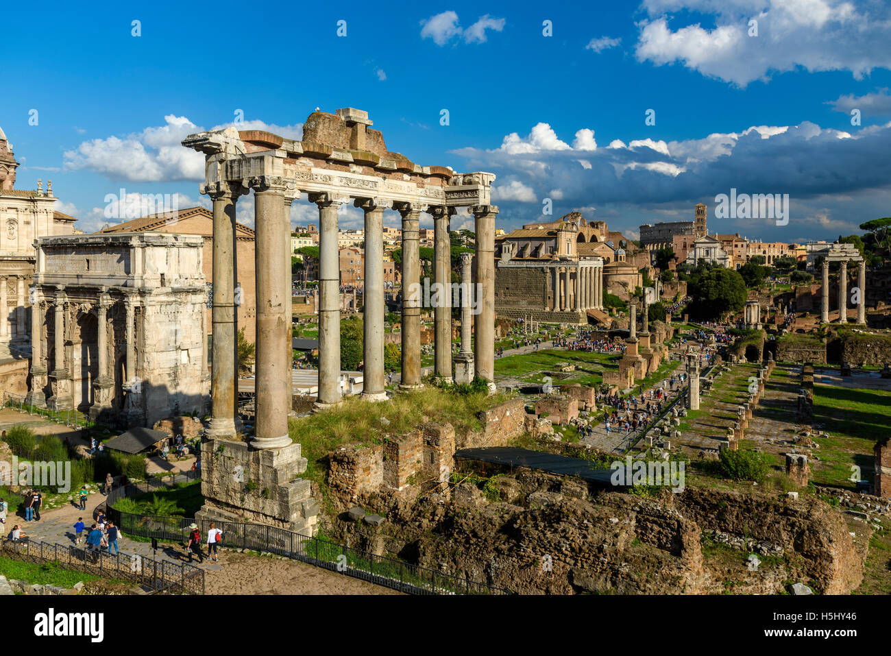 Forum romain, Rome, Latium, Italie Banque D'Images