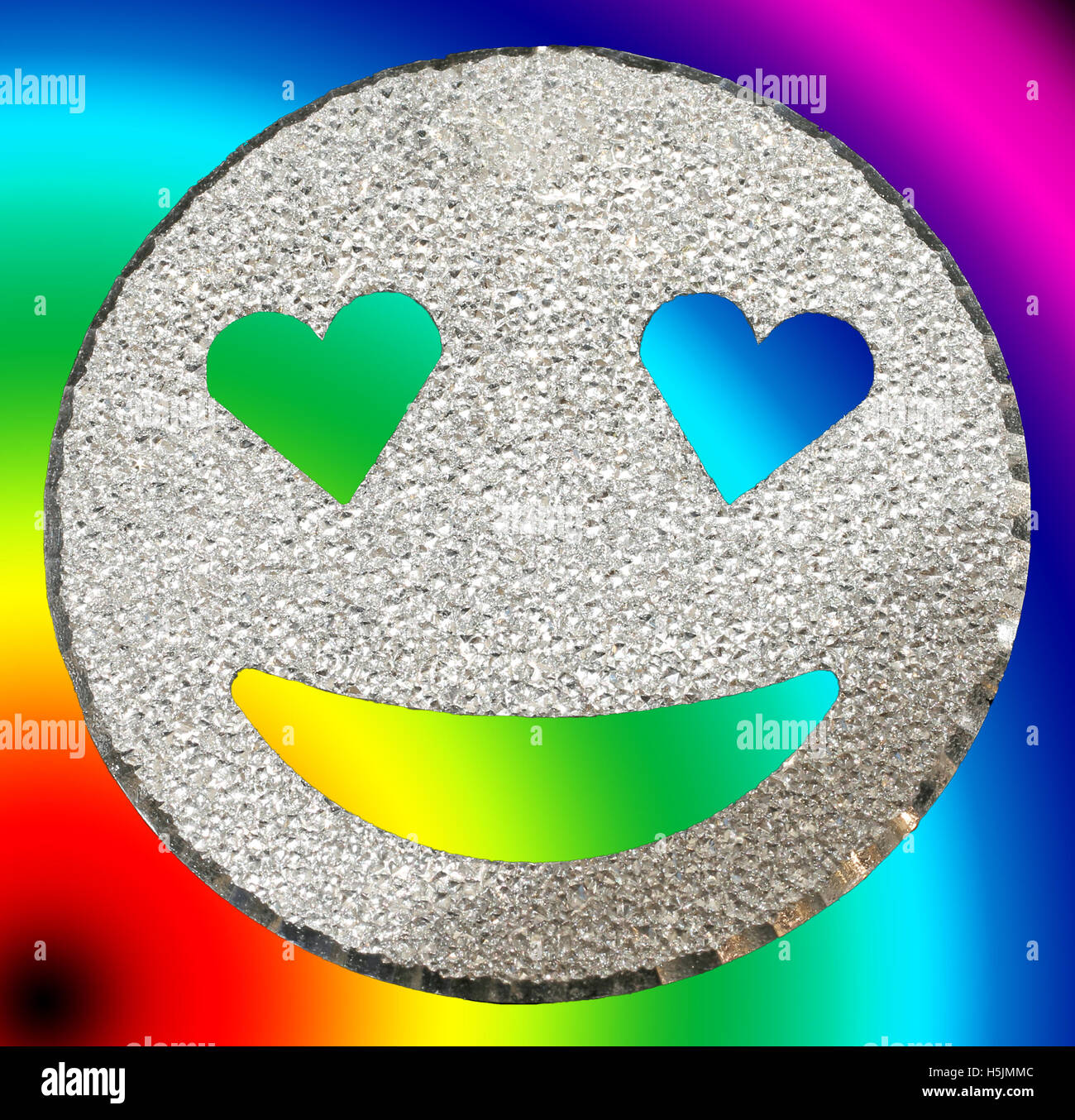 Smiley emoticon facial expression joy Banque de photographies et d’images à haute résolution