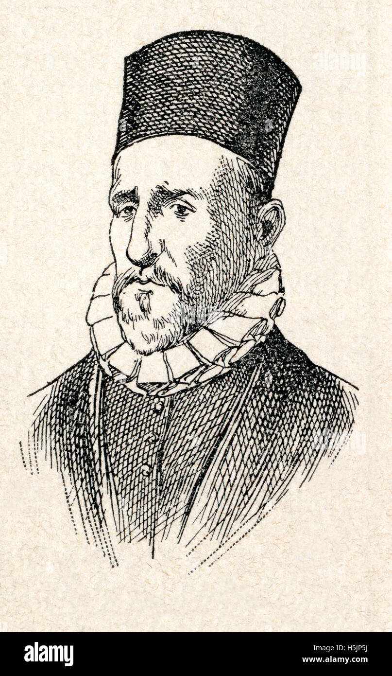 Don Martín Enríquez de Almanza, c.1510 - c.1583. Homme politique espagnol, quatrième vice-roi de Nouvelle-Espagne et sixième vice-roi du Pérou. Banque D'Images