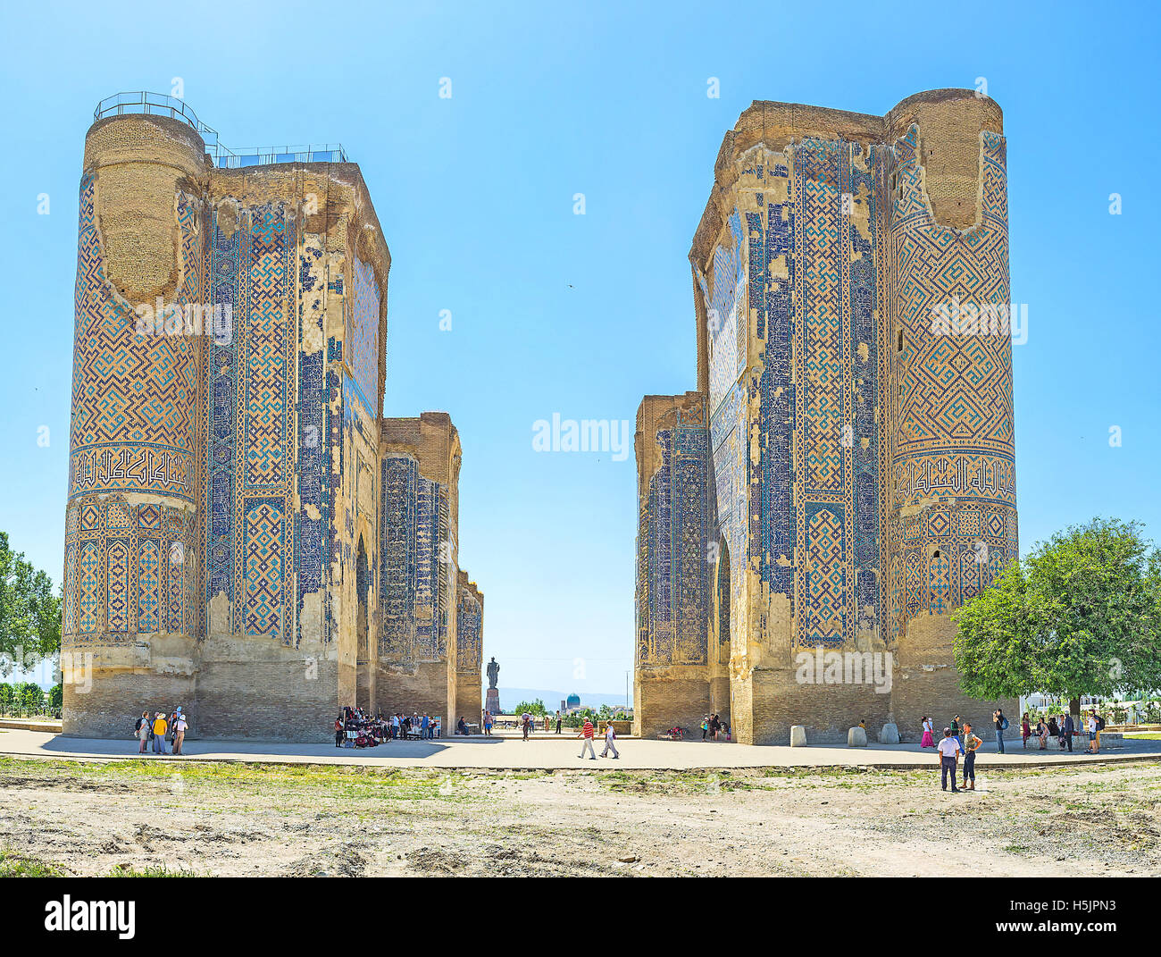 Palais Ak-Saray est le célèbre monument historique parmi les touristes et habitants Banque D'Images
