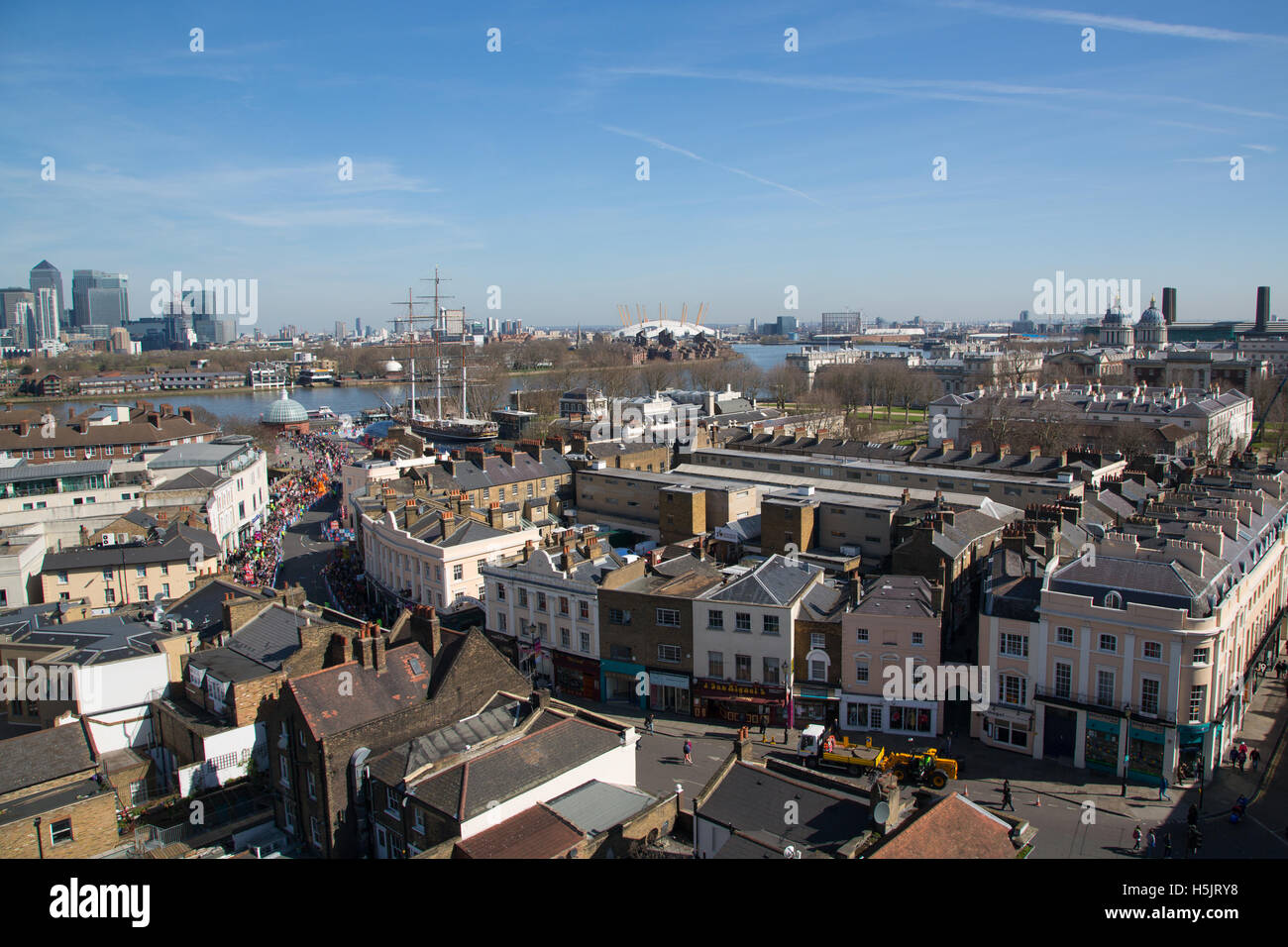 Image du centre-ville de Greenwich dans le sud-est de Londres Banque D'Images