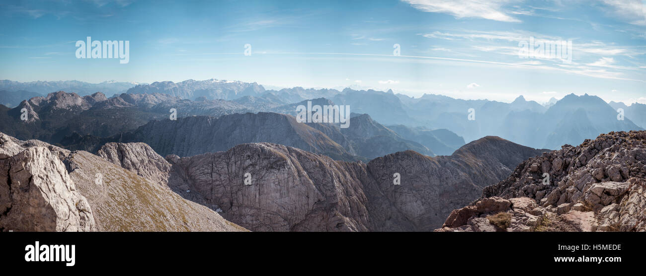 Panorama des montagnes près de Berchtesgaden Banque D'Images