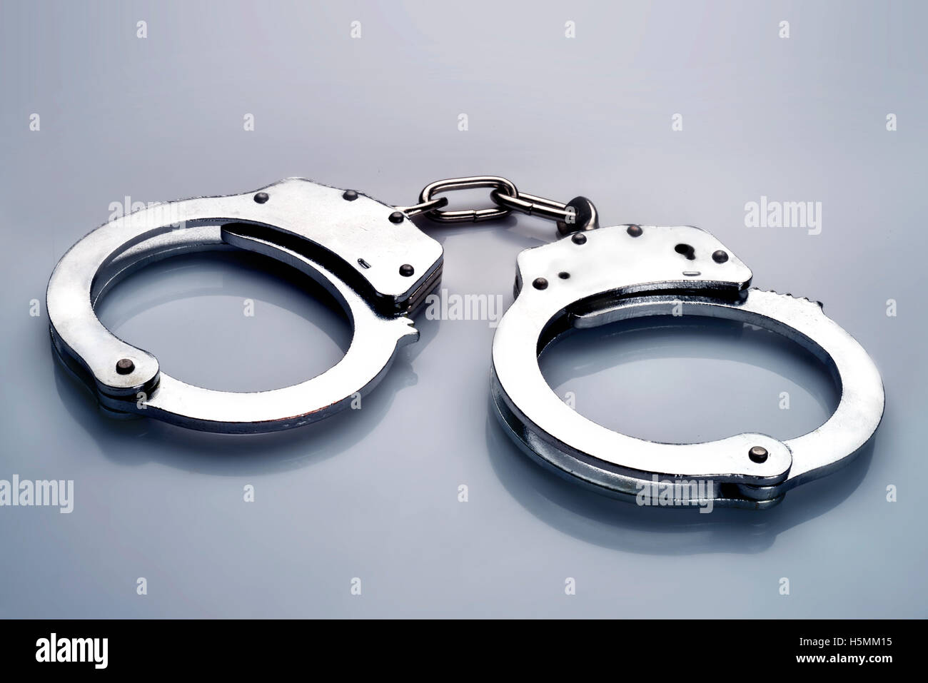 menottes Banque D'Images