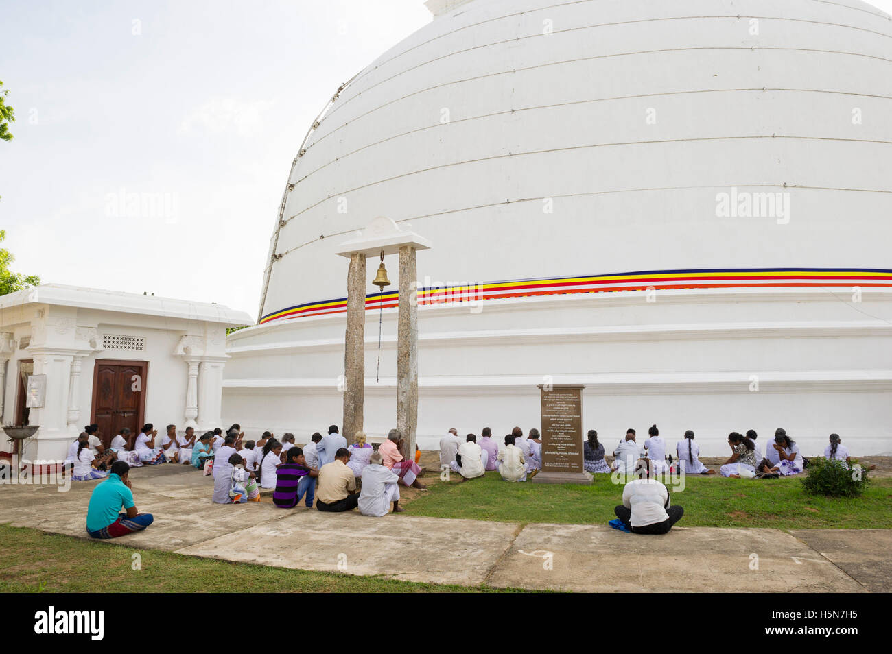 Tissamaharama Stupa, Tissamaharama, au Sri Lanka Banque D'Images