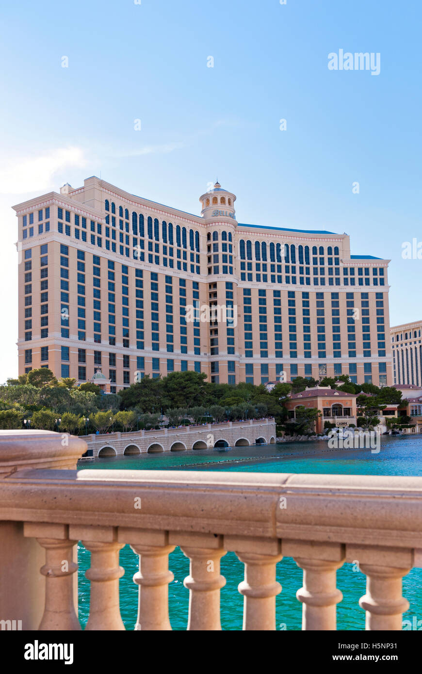 Le Bellagio Hotel and Casino sur le Strip de Las Vegas Banque D'Images