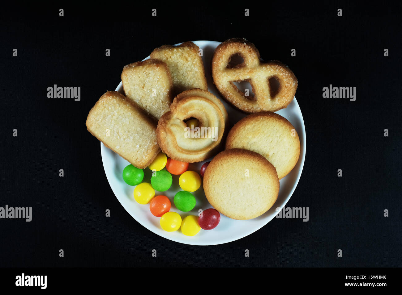 Bonbons et biscuits Banque D'Images