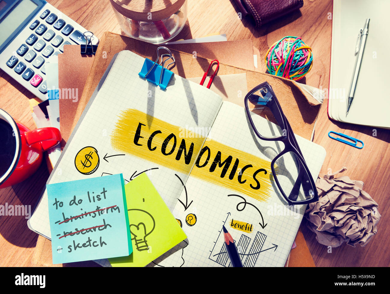 Comptabilité Finances Marketing d'affaires revenu lucratif Concept Commerce Banque D'Images