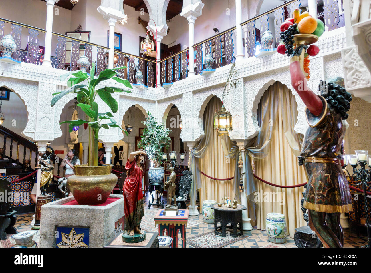 Saint Augustine Floride, Musée Villa Zorayda, Revival mauresque, intérieur, collection, FL160803041 Banque D'Images