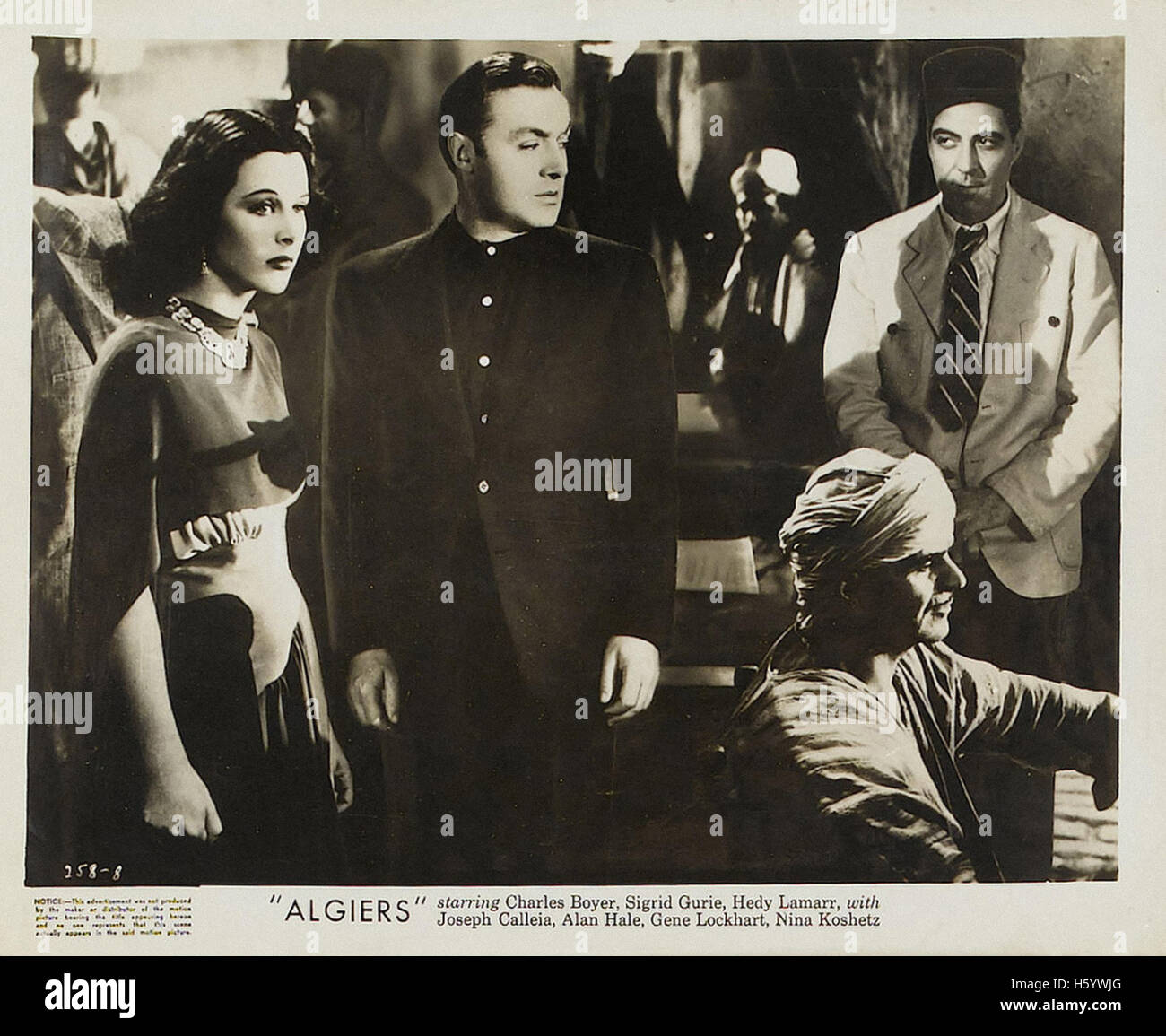 Affiche de film - Alger Banque D'Images