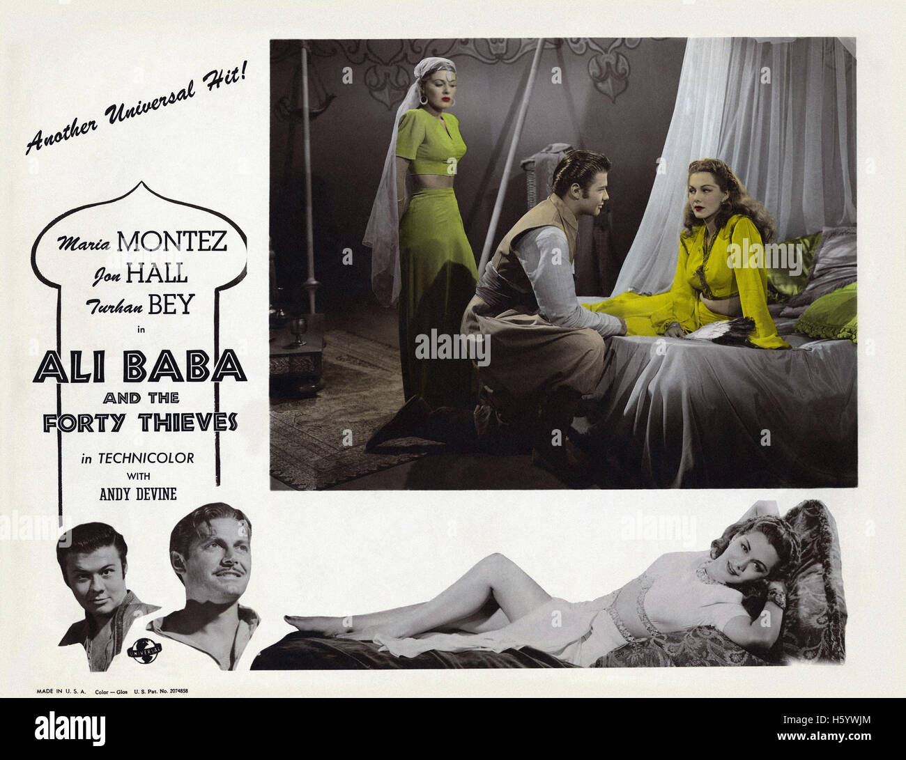 POSTER CINÉMA Ali Baba Et Les 40 Voleurs - Format 50x70cm HQ - Neuf - PostersAndCo