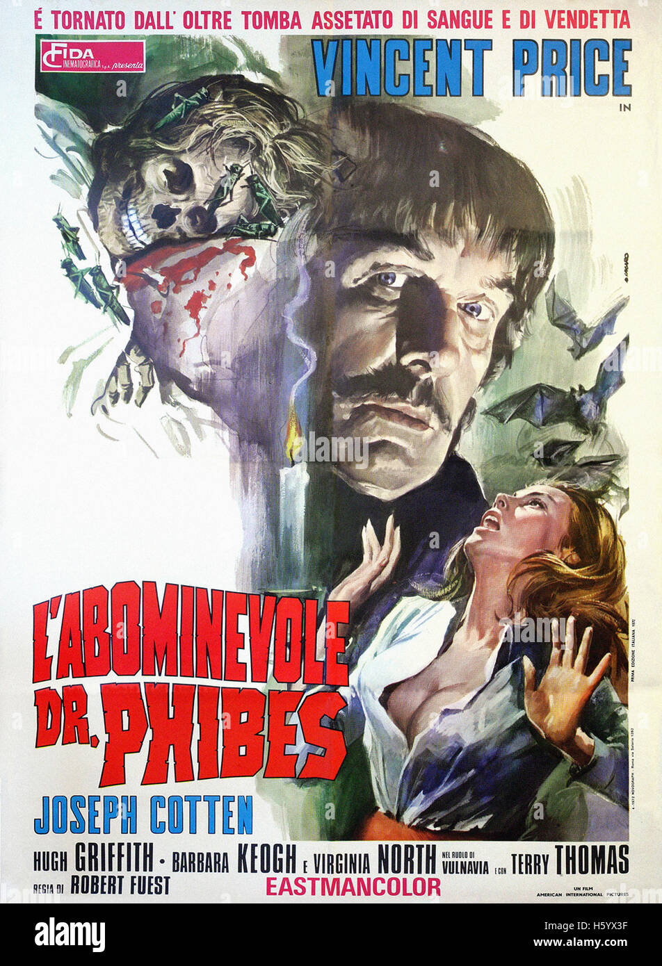 L'Abominable Dr. Phibes - Movie Poster Photo Stock - Alamy