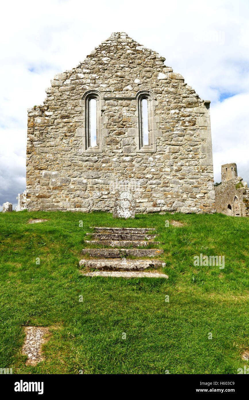 Ancienne église Mur, Irlande Banque D'Images