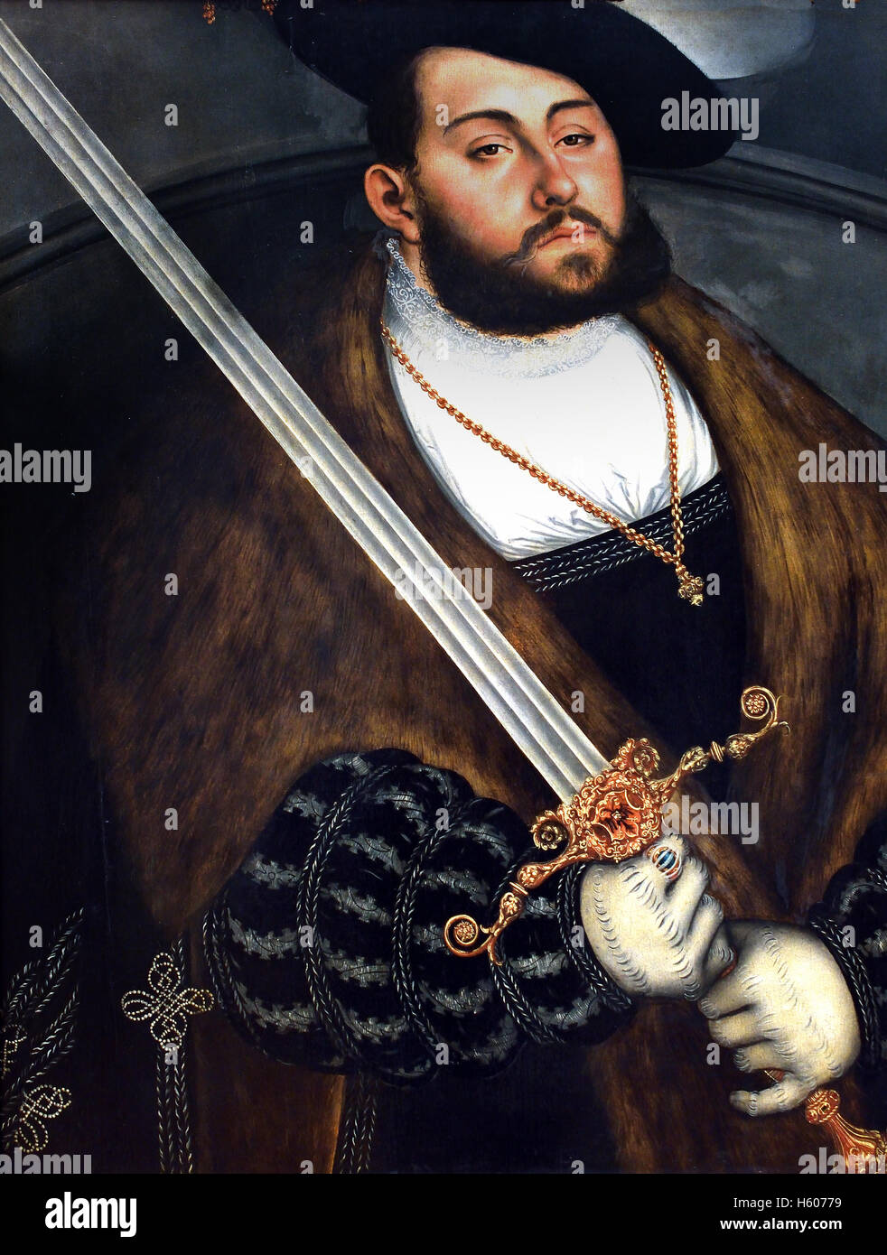Frédéric I le Sage ( John Frederick le Magnanime ) 1503-1554 ucas Cranach l l'ancien 1472 - 1553 Allemagne allemande Banque D'Images