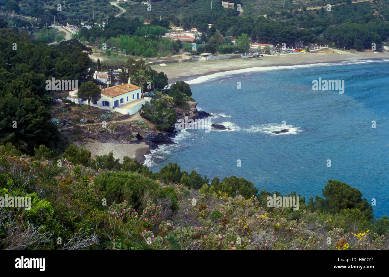 Au restaurant El Bulli gauche.à Cala Montjoi. Roses.Girona.Catalogne.Espagne Banque D'Images