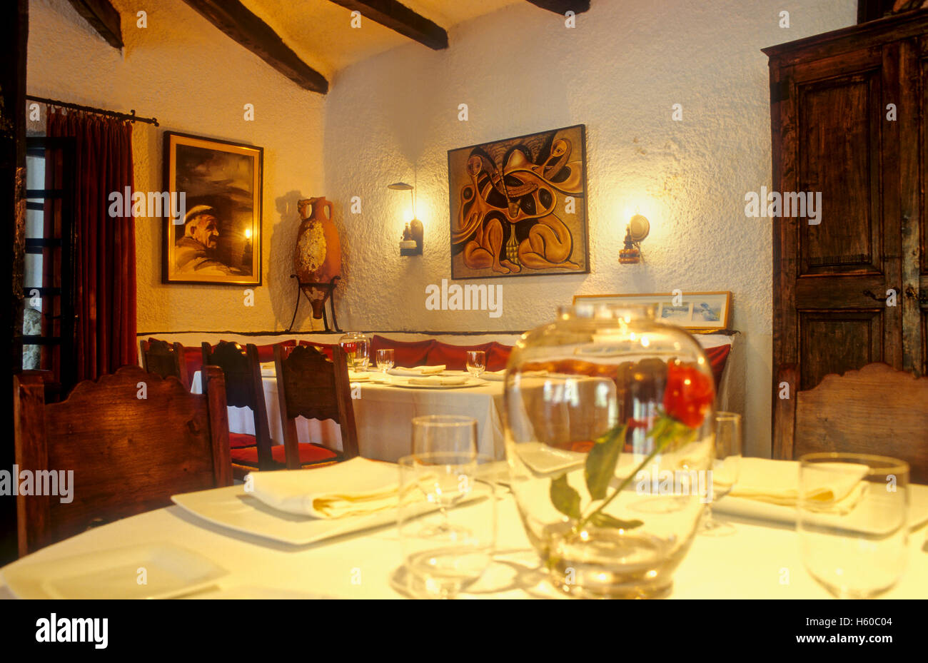 Restaurant El Bulli.Cala Montjoi. Roses.Girona.Catalogne.Espagne Banque D'Images