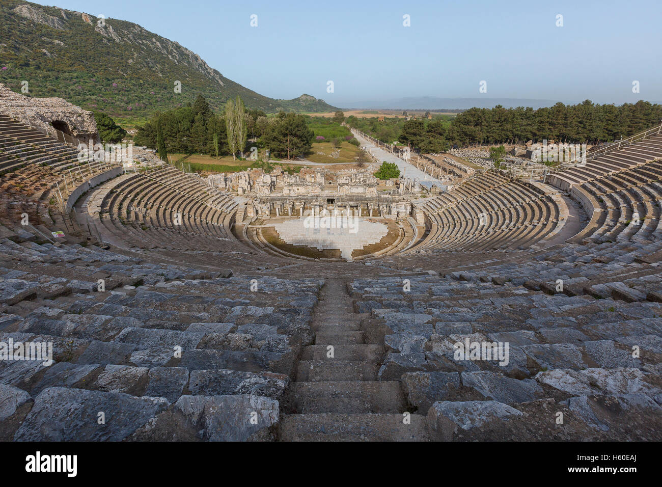 Théâtre romain à Éphèse, Turquie Banque D'Images