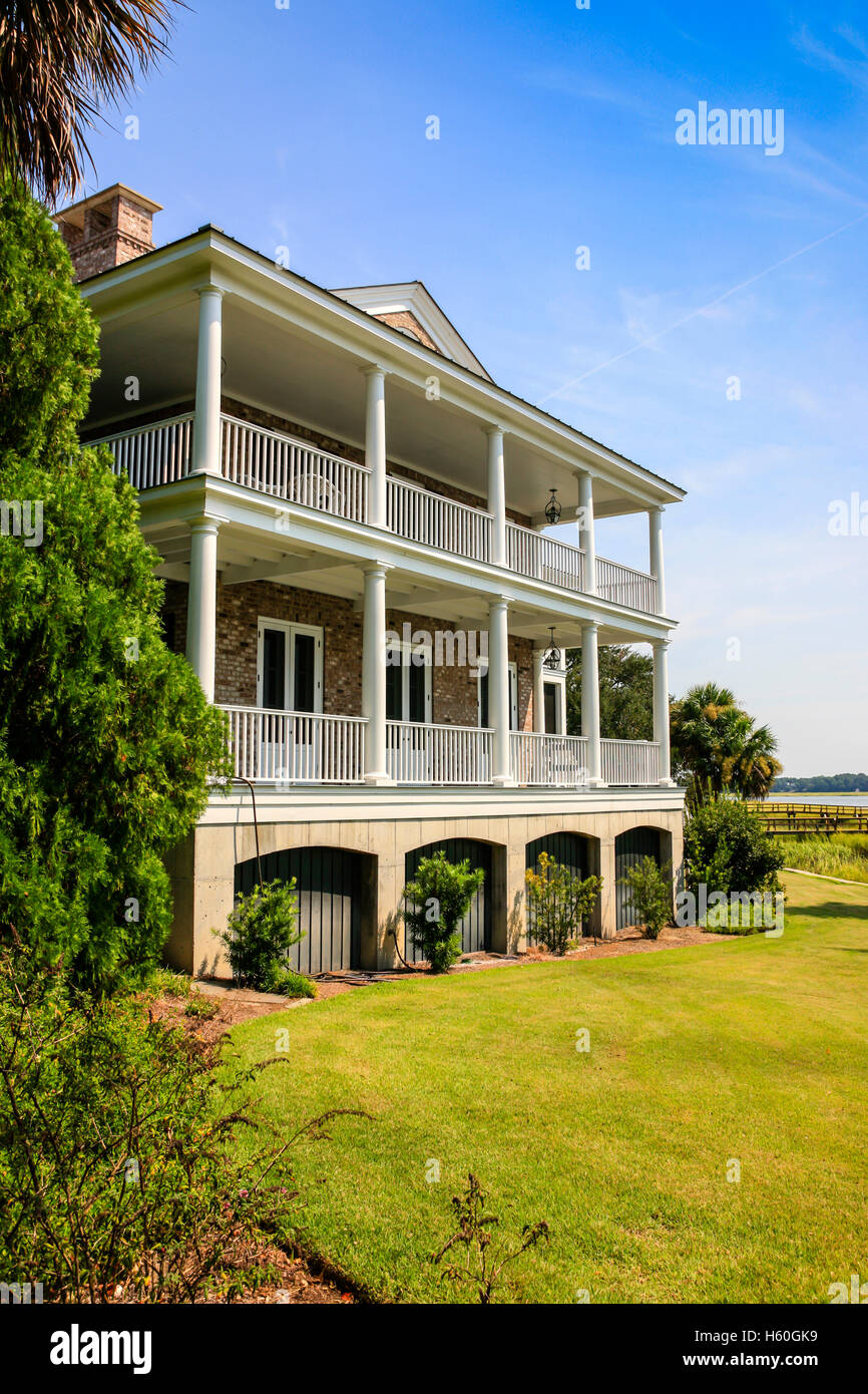 201 New Street dans le quartier historique de Beaufort, SC Banque D'Images