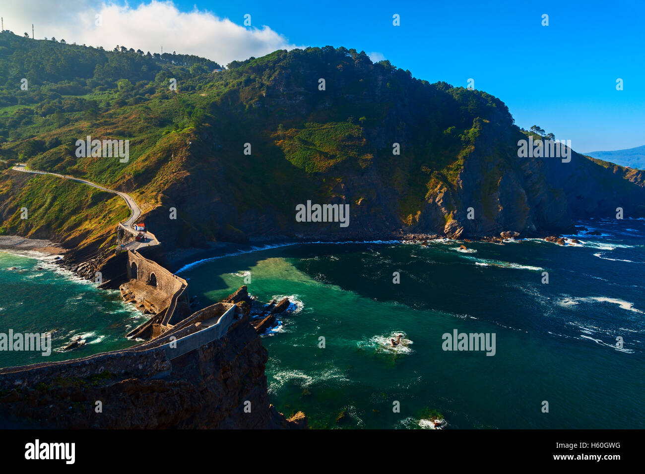 San juan de gatzelugatxe amazing view Banque D'Images