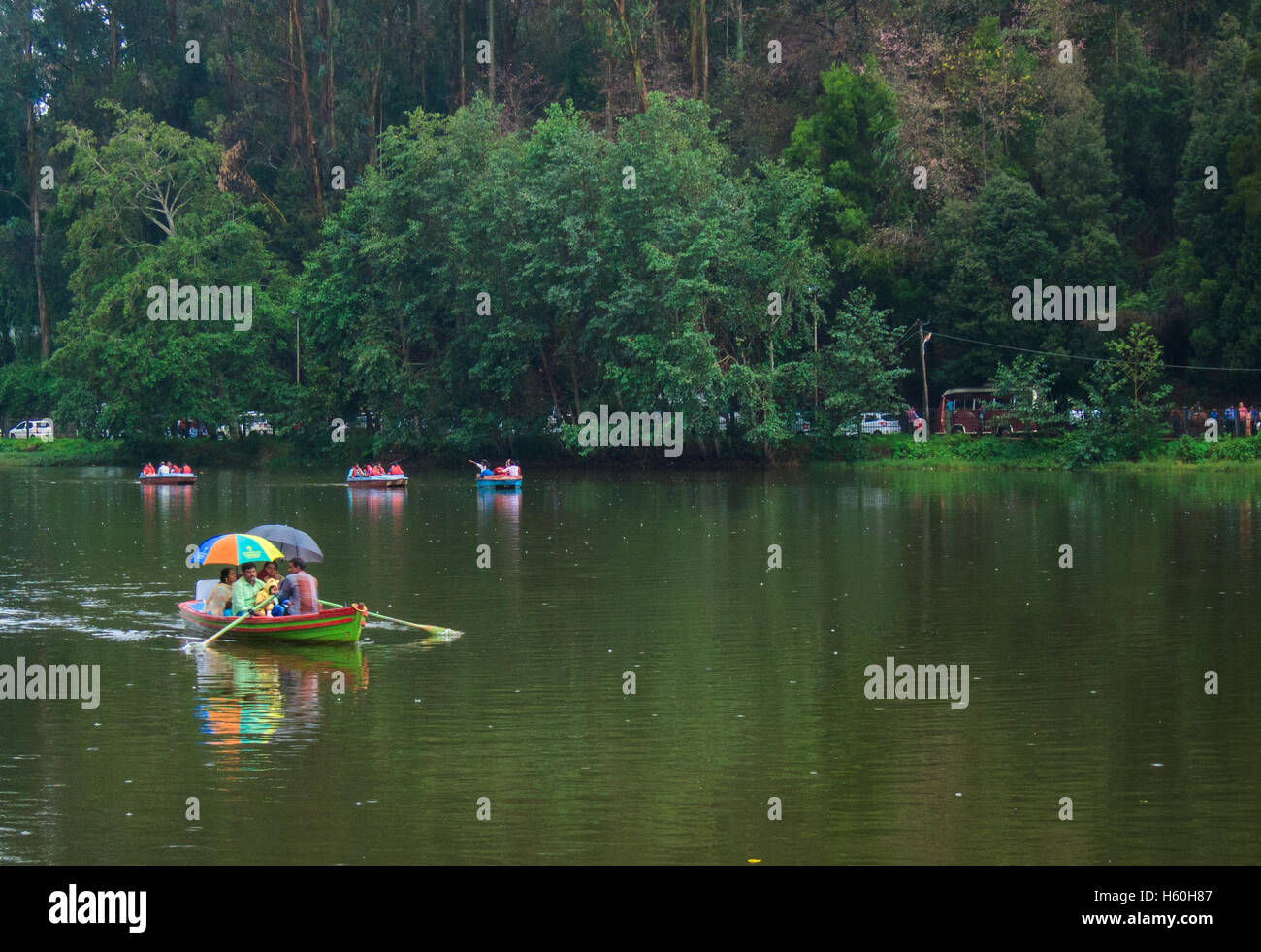 Lac de Kodaikanal Banque D'Images