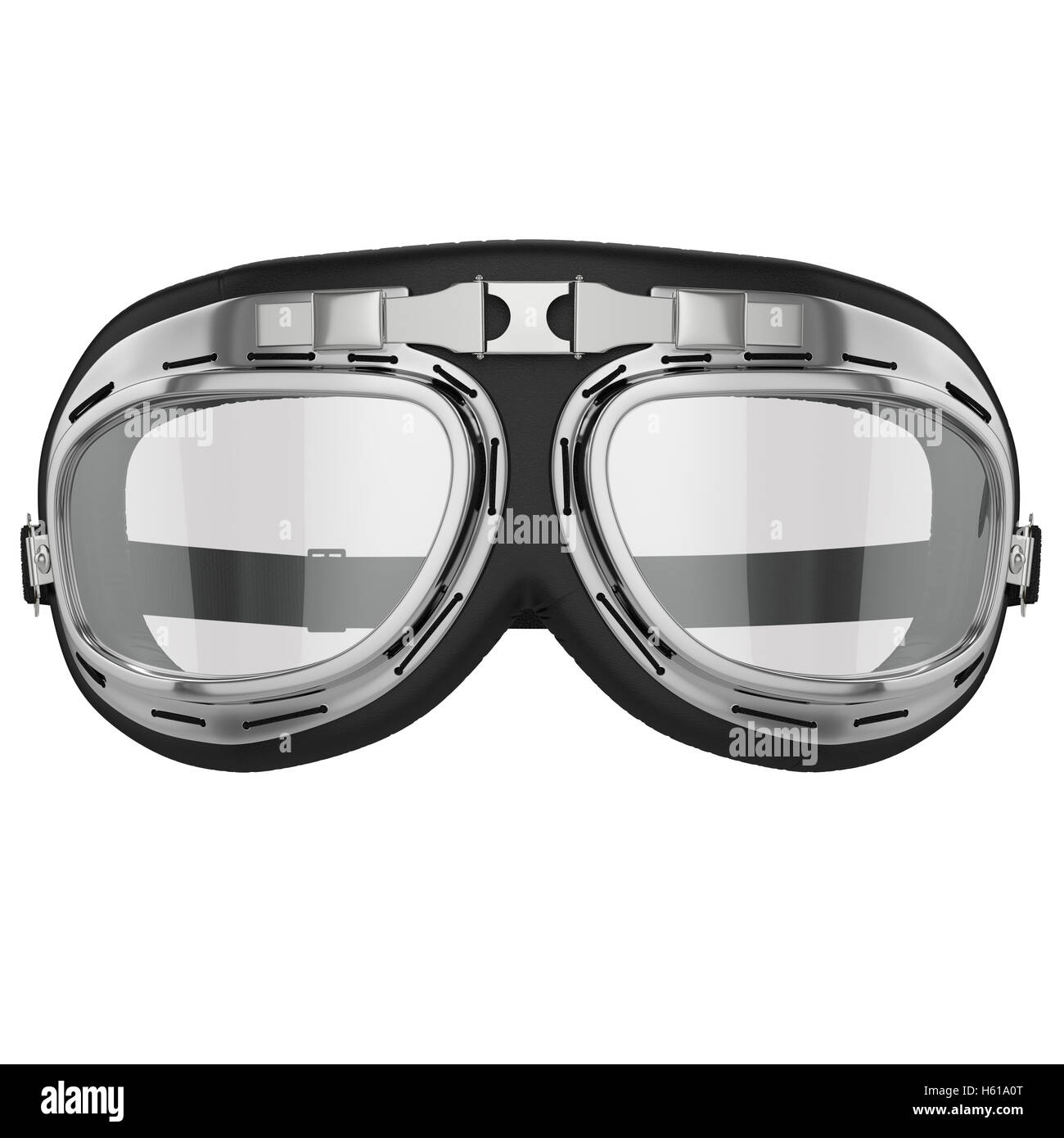 Lunettes Moto Retro Banque D'Images