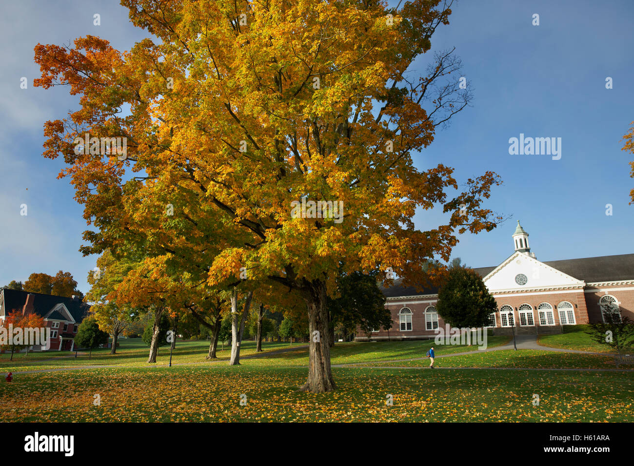 Northfield Mount Hermon School, école préparatoire privée campus, Gill, Massachusetts Banque D'Images