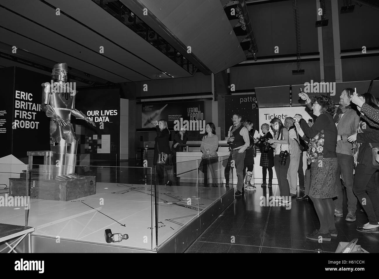 Eric le le premier robot à science museum Banque D'Images