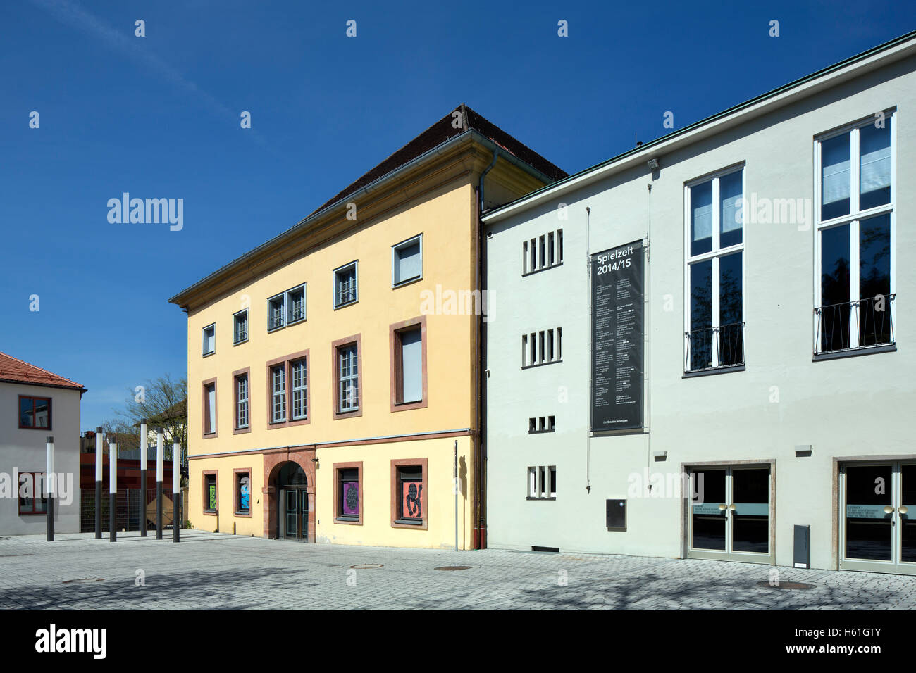 Théâtre de la ville, Erlangen, Middle Franconia, Bavaria, Germany Banque D'Images