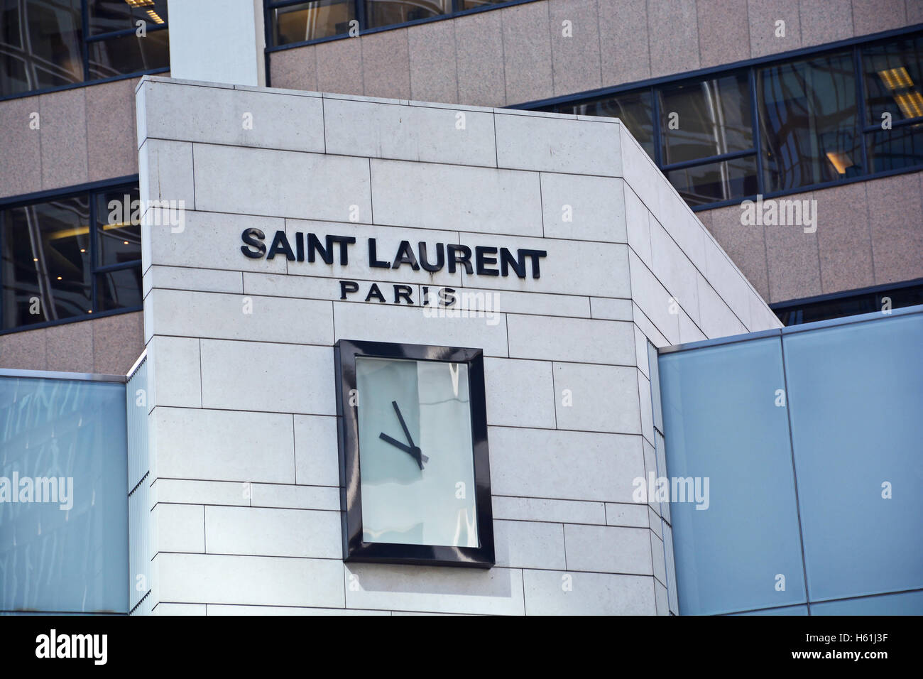 Saint Laurent boutique l'île de Hong Kong Chine Banque D'Images