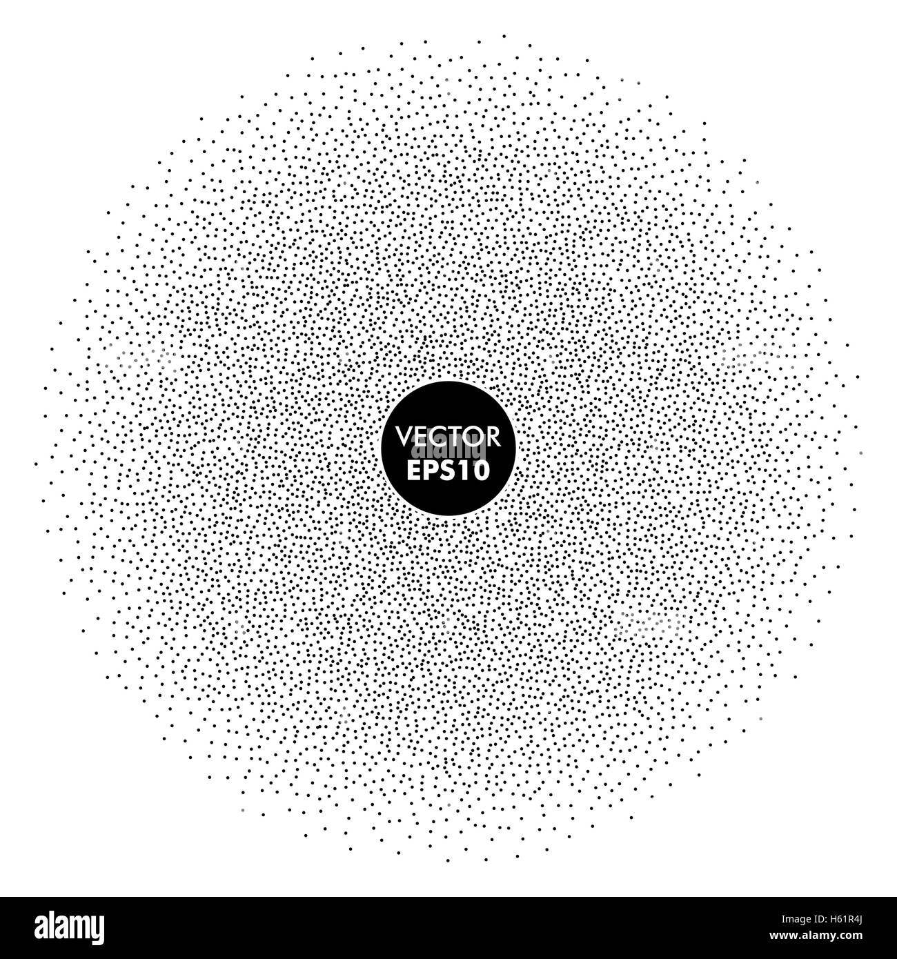 La texture en pointillés. Vector background dots. Résumé de l'élément de conception. Illustration de Vecteur