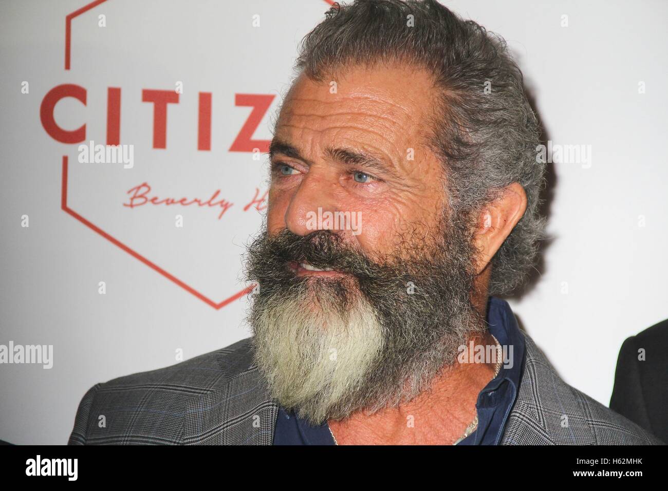 Hollywood, Californie, USA. 21 Oct, 2016. J15864CHW.World Poker Tour Foundation présente ''Quatre rois et un As'' Tournoi de Poker de charité organisé par Mel Gibson et Vince Vaughn bénéficiant MENDING KIDS .Citoyen, Los Angeles, CA.10/21/2016.MEL GIBSON . © H.Clinton Wallace/Photomundo/ International Inc © Photos Clinton Wallace/Globe Photos/ZUMA/Alamy Fil Live News Banque D'Images