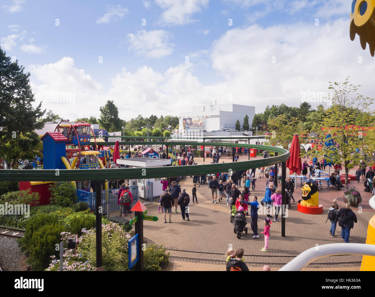 Lego Duplo dans attractions Legoland Billund Danemark pour les petits enfants Banque D'Images