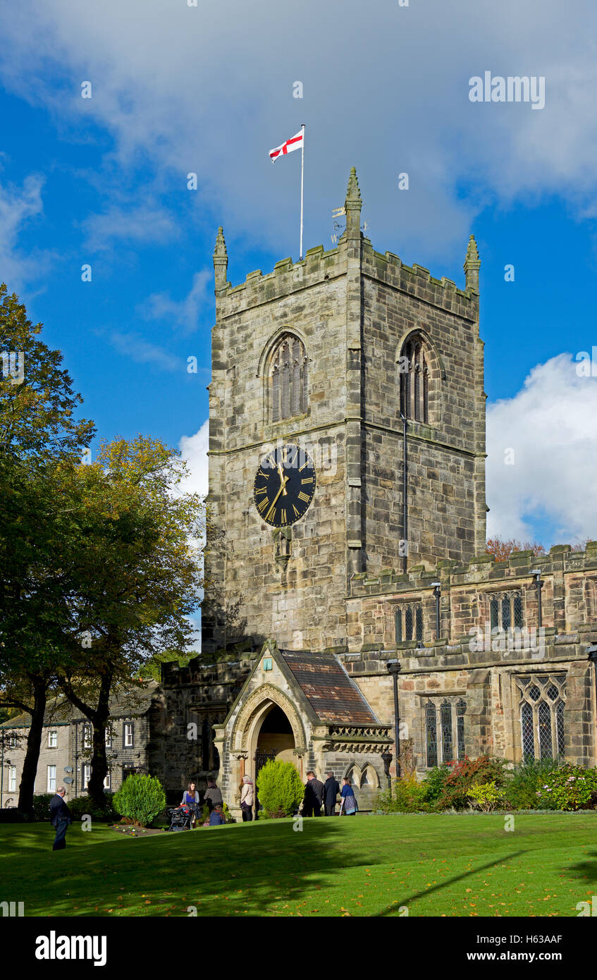 L'église Holy Trinity, Skipton, Yorkshire du Nord, Angleterre, Royaume-Uni Banque D'Images