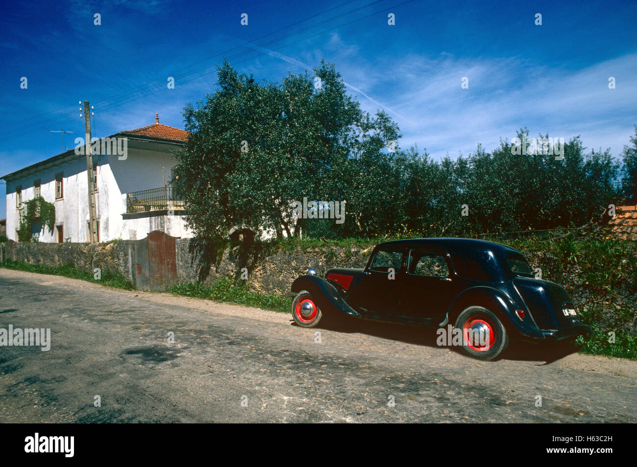 Citroen Traction Avant vintage car Banque D'Images