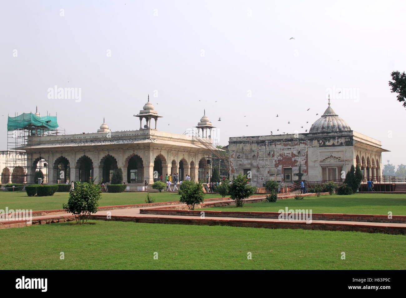 Diwan-i-Khas Mahal et Khas, Fort Rouge, Old Delhi, Inde, sous-continent indien, en Asie du Sud Banque D'Images
