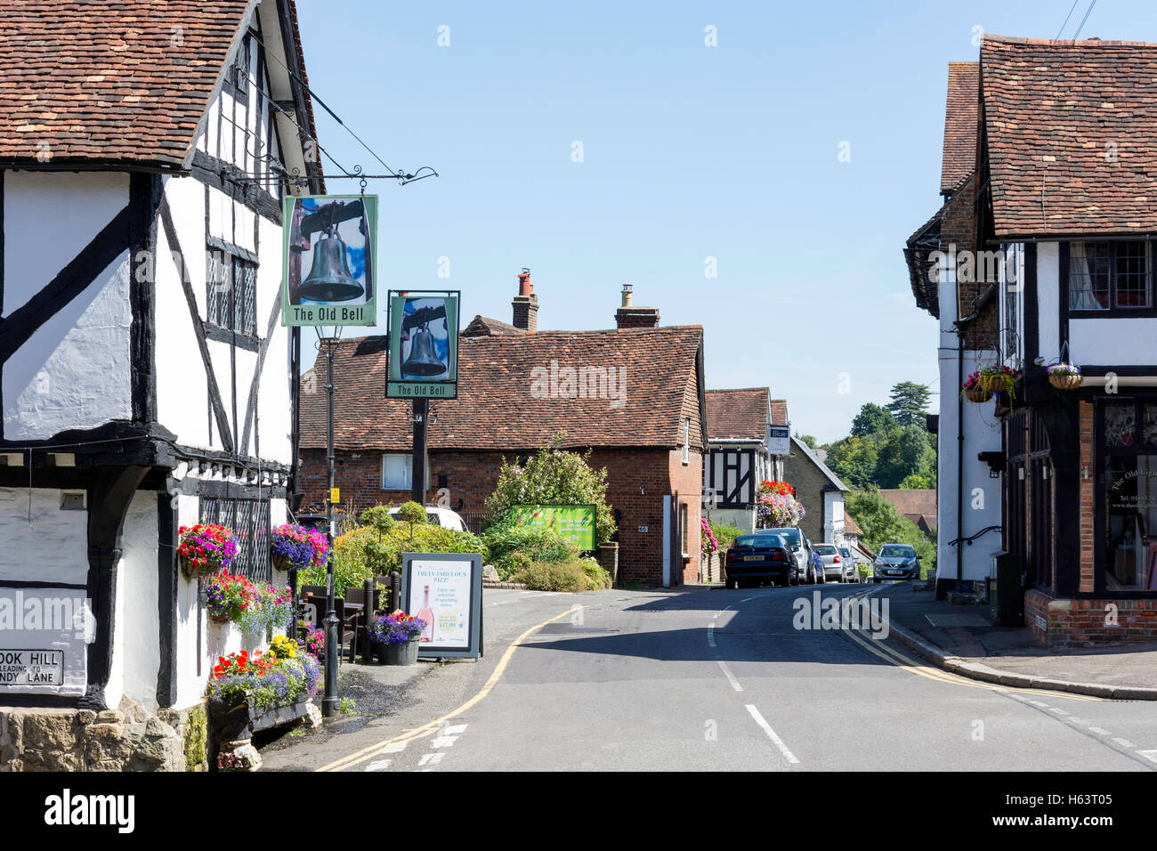 High Street, Old Oxted, Oxted, Surrey, Angleterre, Royaume-Uni Banque D'Images