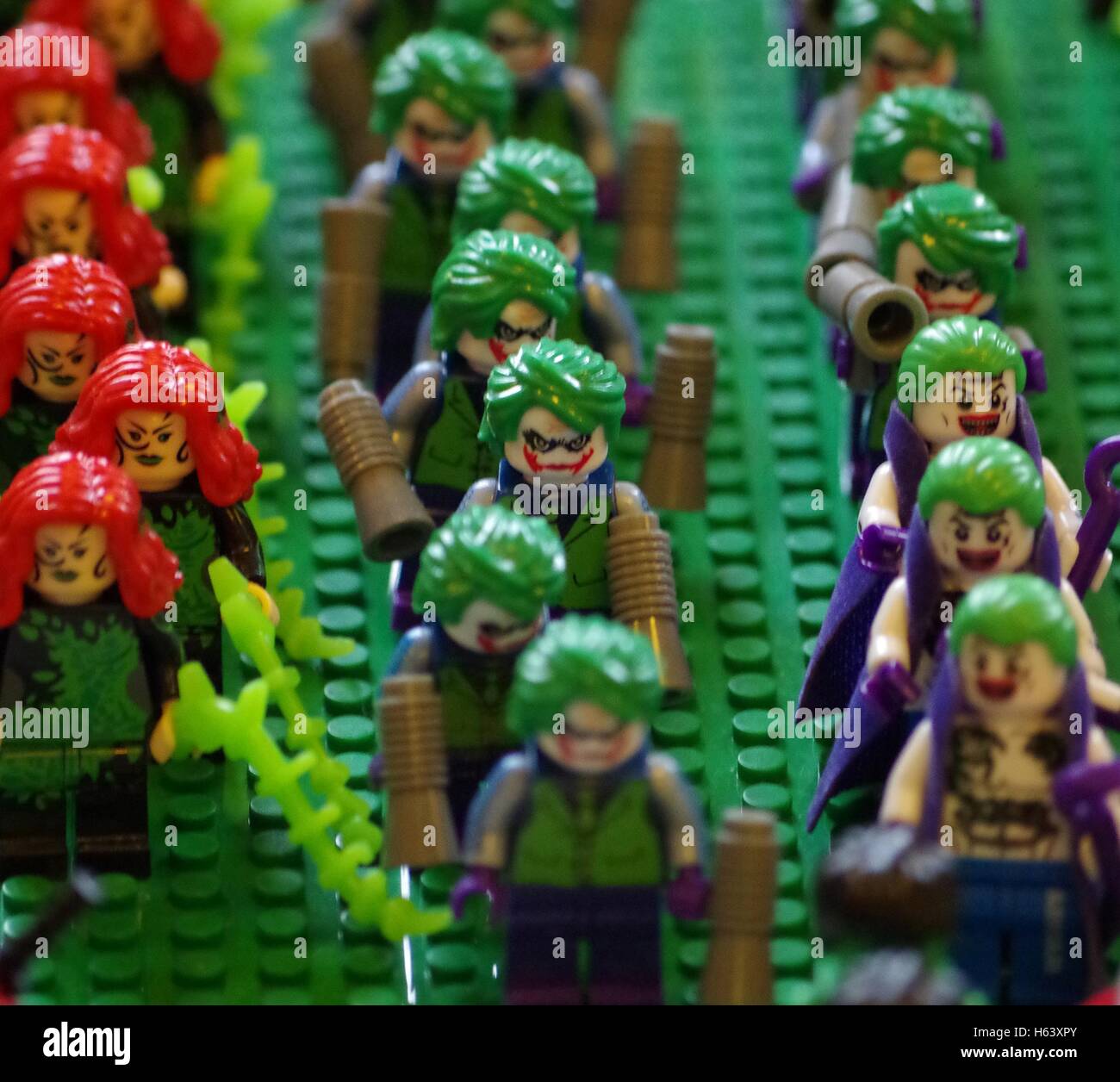 Chiffres joker Lego Banque D'Images