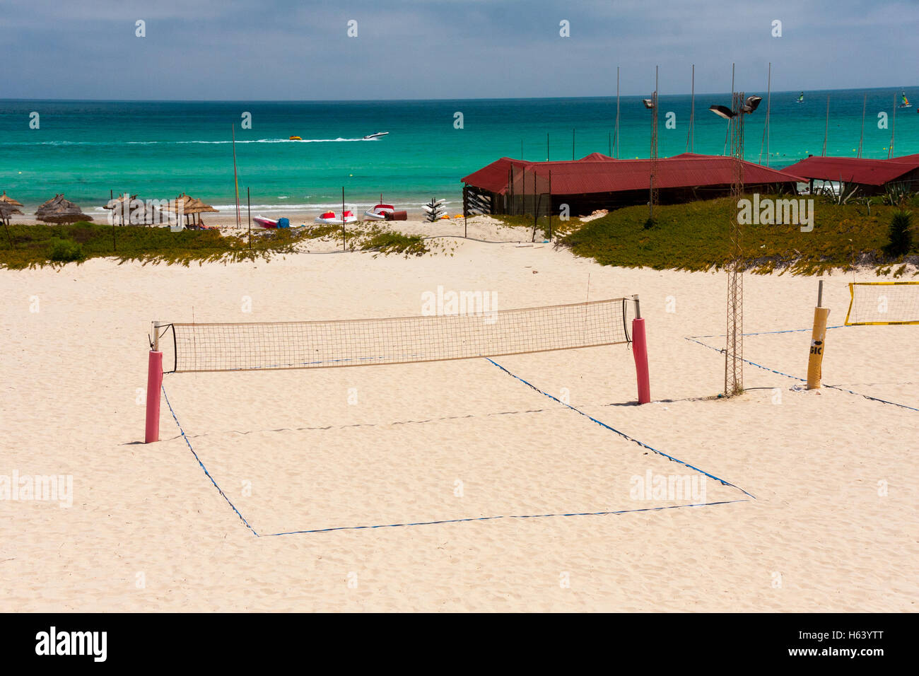 Beach-volley Banque D'Images