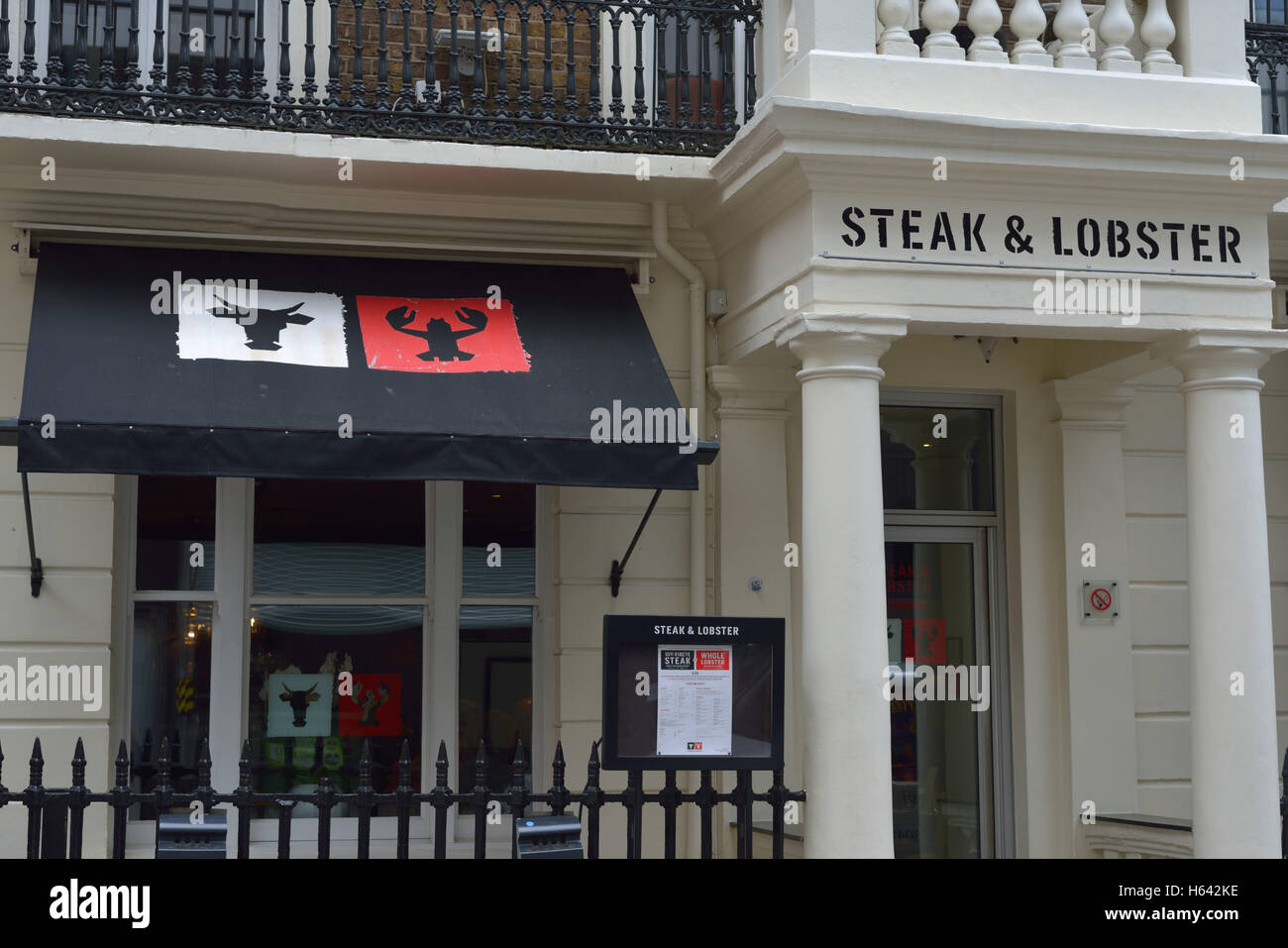 Restaurant steak et du homard, Londres UK Banque D'Images