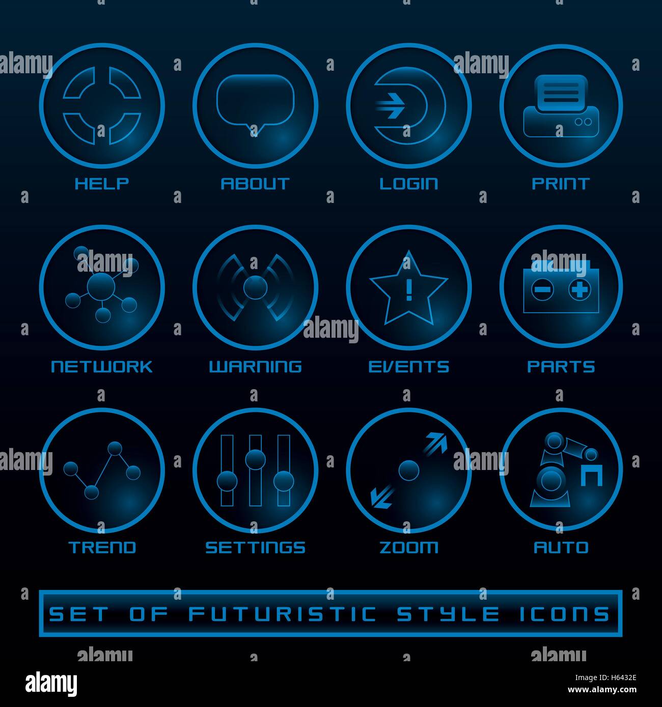 L'interface utilisateur de style futuriste des icônes pour les applications web et mobiles. L'assurance-chômage et de vecteur de HUD illustration évolutive Illustration de Vecteur L'interface utilisateur de style futuriste des icônes pour les applications web et mobiles. L'assurance-chômage et de vecteur de HUD illustration évolutive Illustration de Vecteur